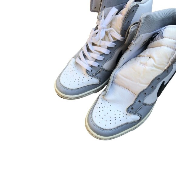 2013 Nike Dunk Sky High 'Wolf Grey' Size 6.5 - Picture 8 of 12